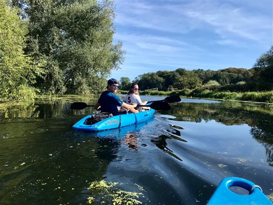 Kayaking on River Stour